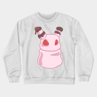 Chocolate Strawberry Marshmallow Grundo Neopets Crewneck Sweatshirt